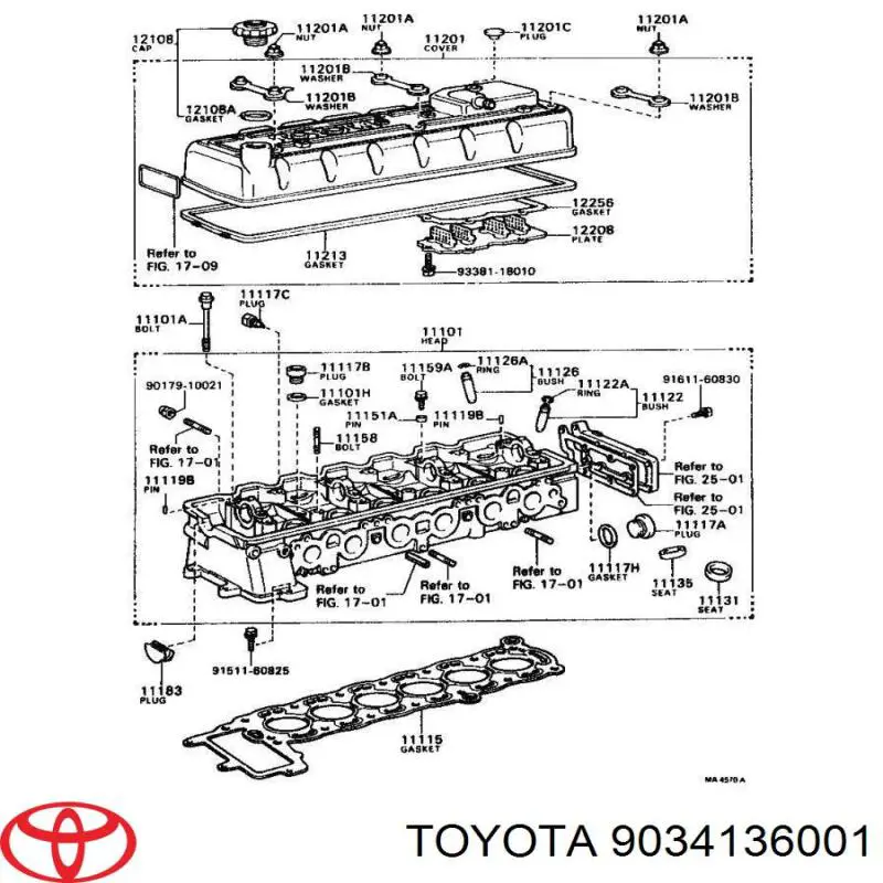 9034136001 Toyota