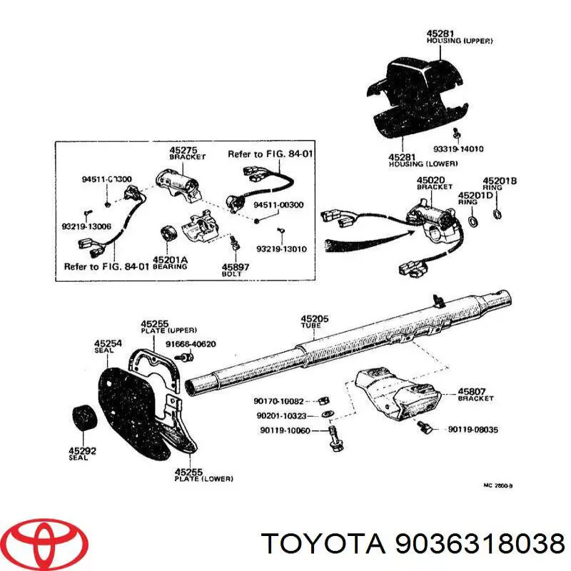 9036318038 Toyota