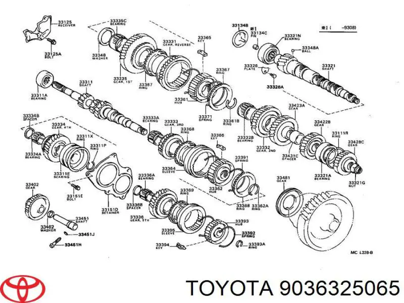 9036325065 Toyota