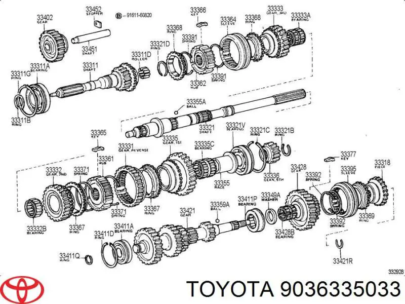 9036335033 Toyota