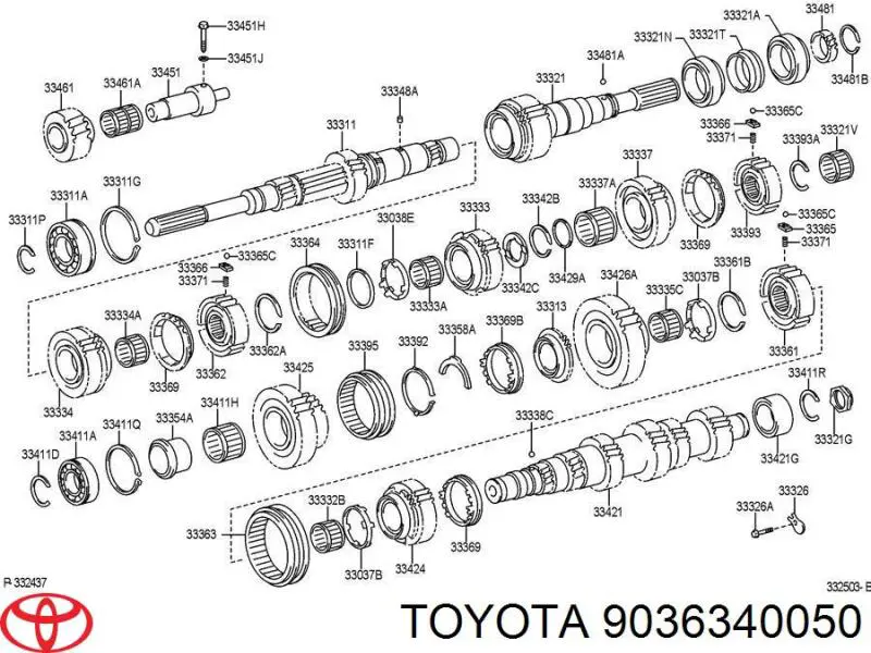 9036340050 Toyota