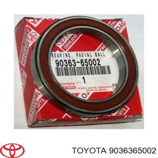 9036365002 Toyota cojinete de diferencial, eje trasero