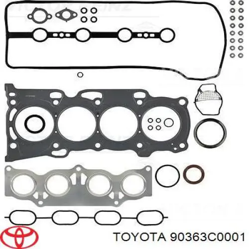 90363C0001 Toyota rodamiento exterior del eje delantero