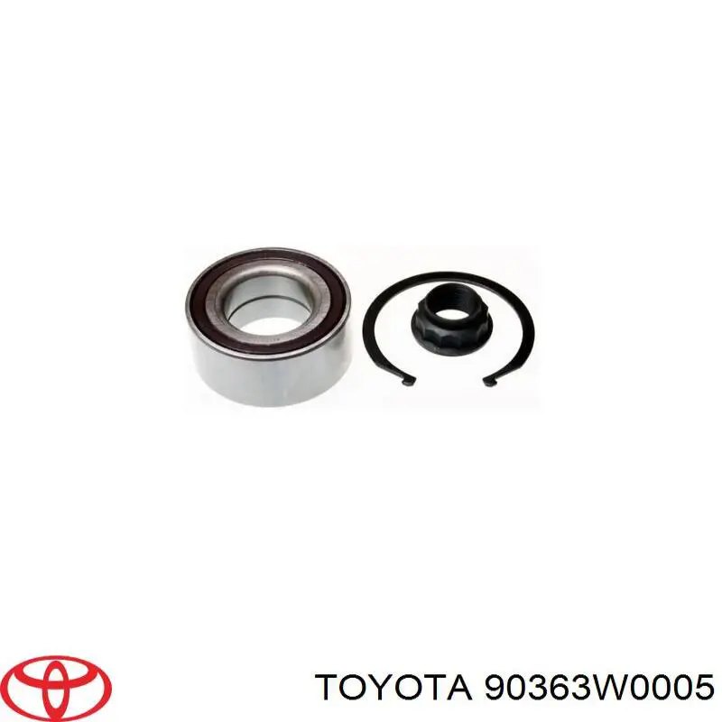 90363W0005 Toyota Rodamientos de rueda delantero