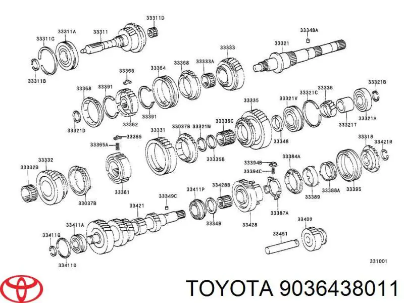9036438011 Toyota 