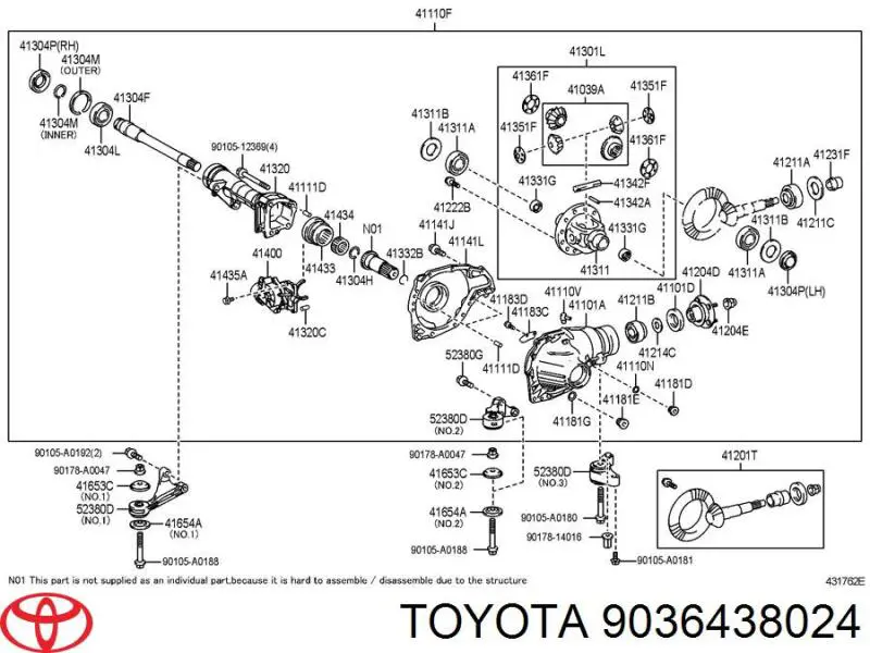 9036438024 Toyota