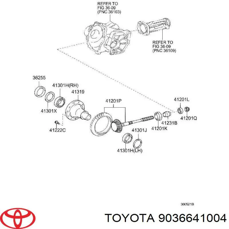 9036641004 Toyota