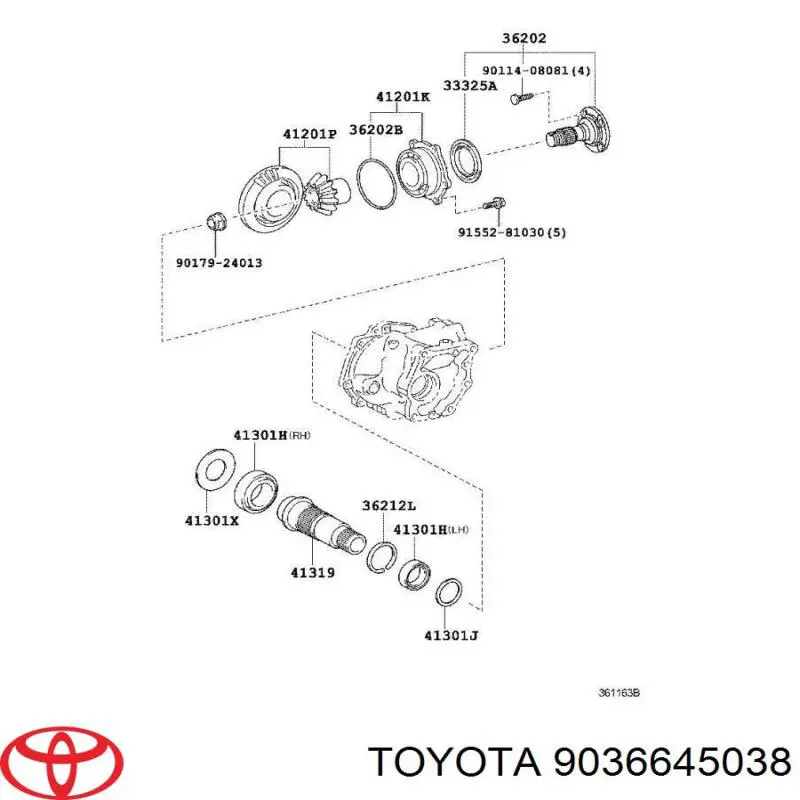 9036645038 Toyota