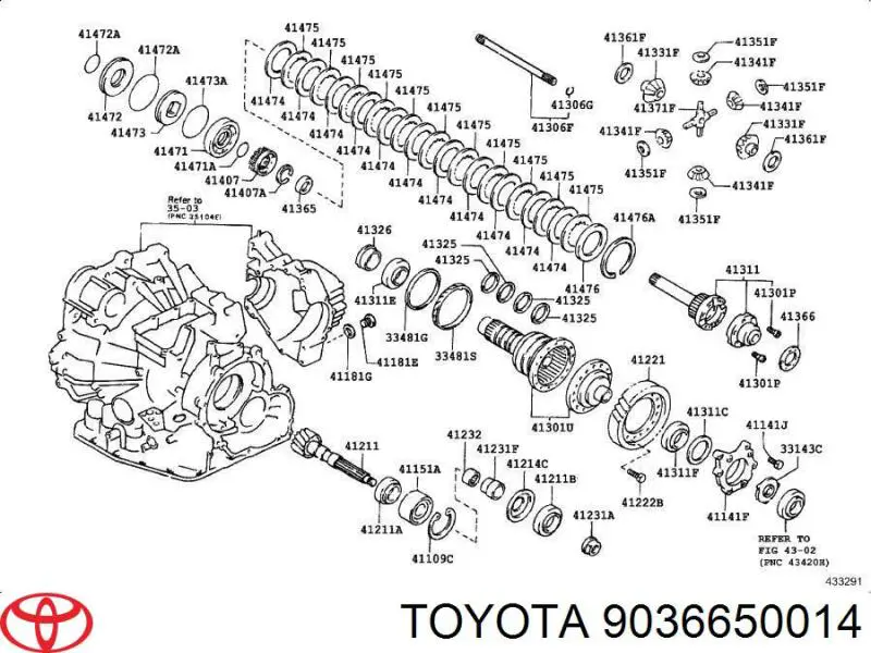 9036650014 Toyota