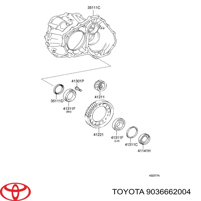 9036662004 Toyota