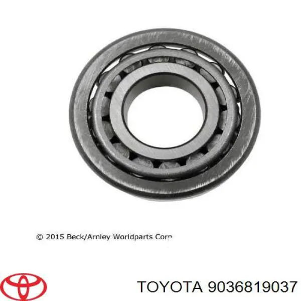 9036819037 Toyota cojinete externo del cubo de la rueda delantera