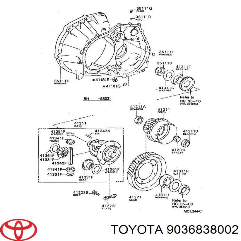 Comprar TR080702J1D Koyo Cojinete del diferencial del eje delantero