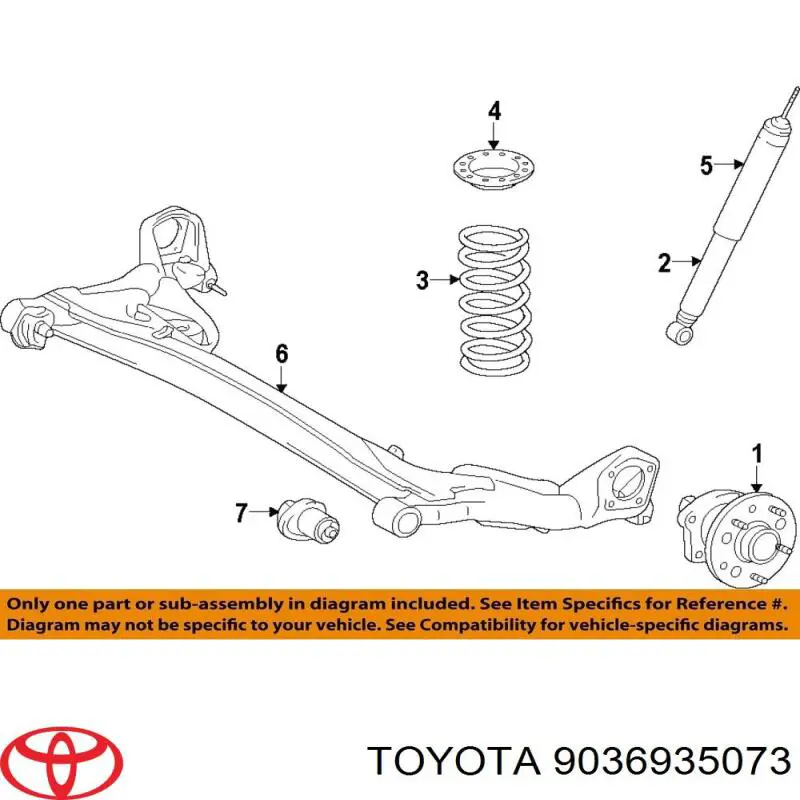 442130031 Toyota cojinete de rueda trasero