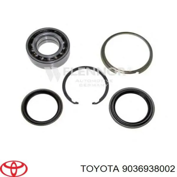 9036938002 Toyota cojinete de rueda delantero