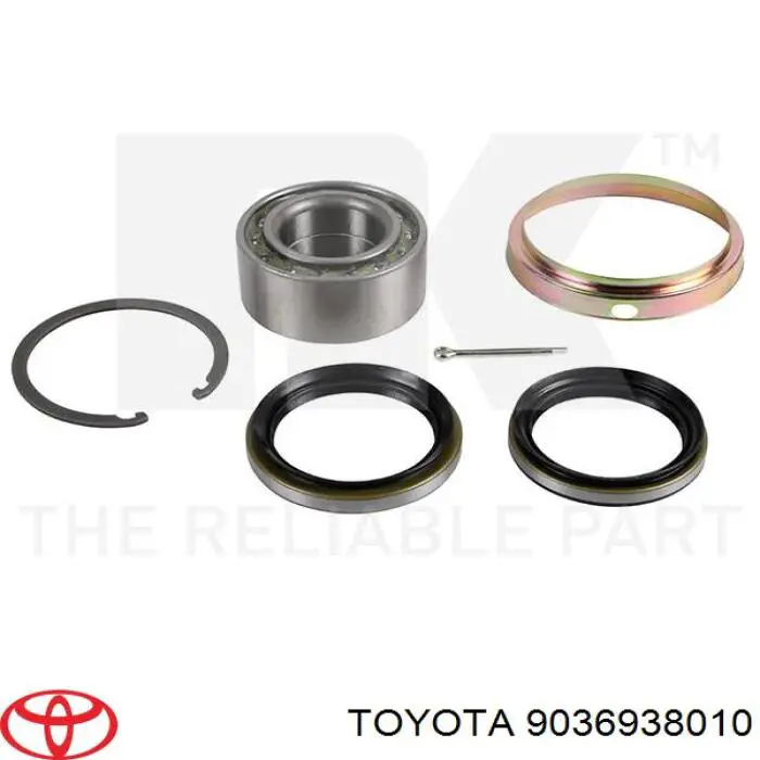 9036938010 Toyota cojinete de rueda delantero