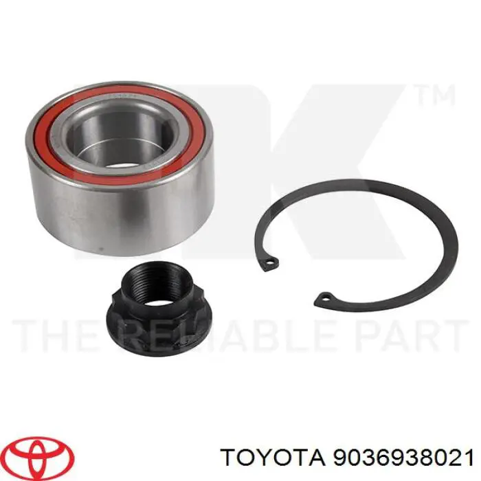 Cojinete de rueda delantero Toyota 9036938021 precio, desde 21,48 EUR