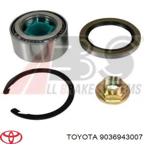 9036943007 Toyota cojinete de rueda delantero