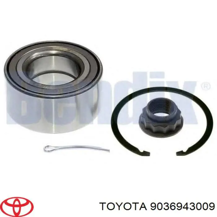 Comprar 9036943009 Toyota Cojinete de rueda delantero
