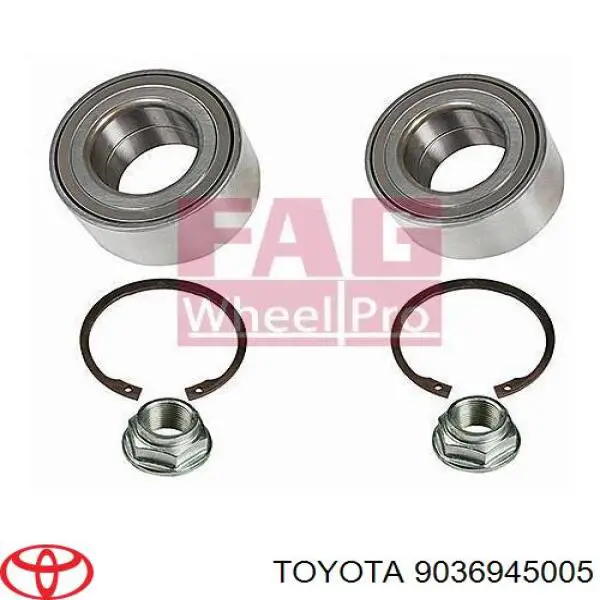 Comprar 9036945005 Toyota Cojinete de rueda delantero