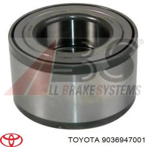 Cojinete de rueda trasero TOYOTA 9036947001