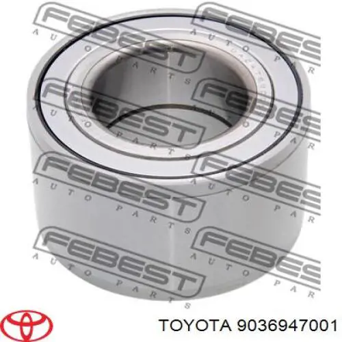 Cojinete de cubo delantero Toyota 9036947001 precio, desde 42,56 EUR