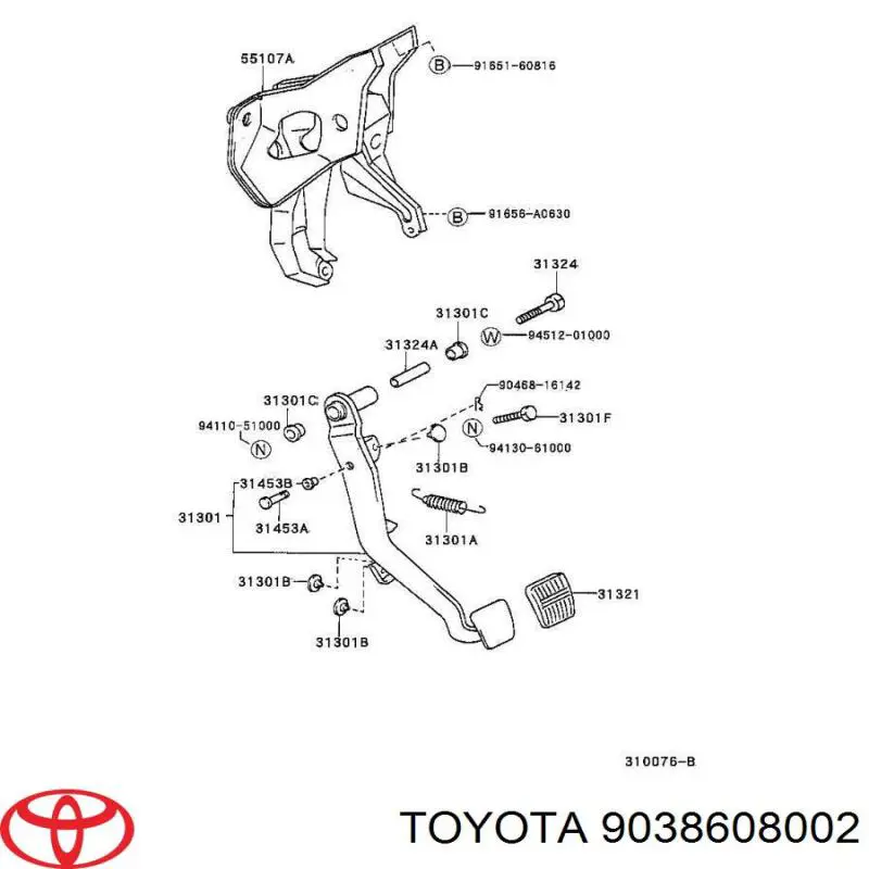 9038608002 Toyota