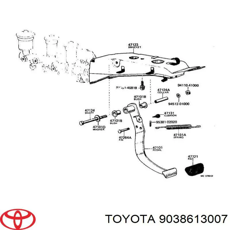 9038613007 Toyota