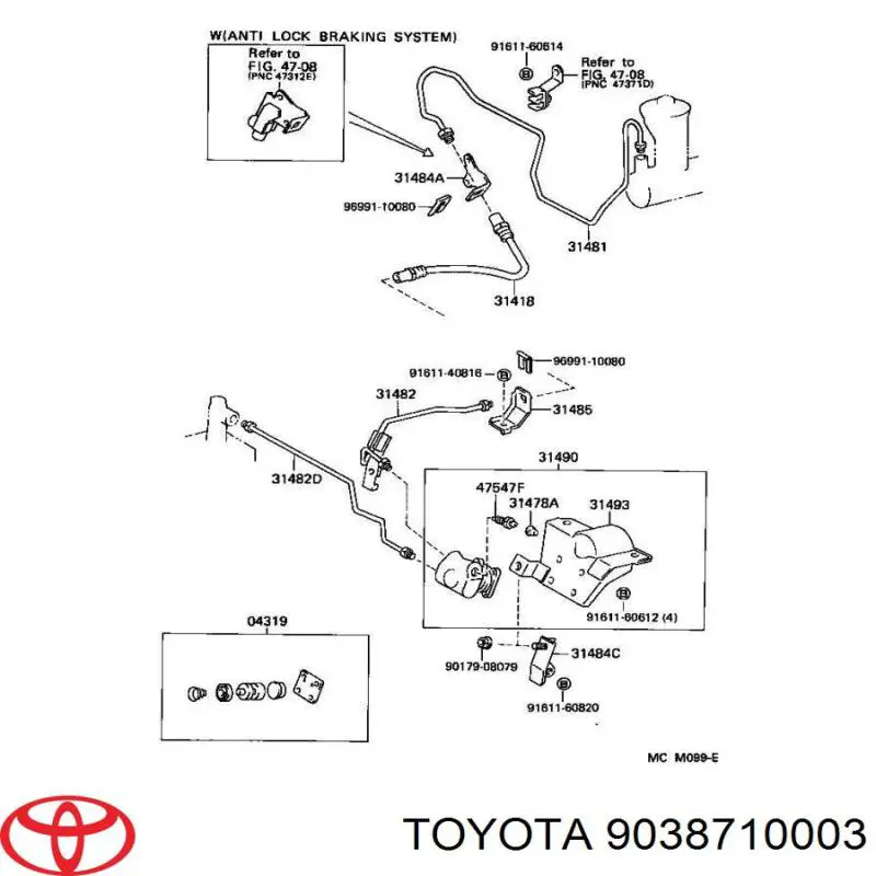  Toyota 9038710003 precio, desde 8,83 EUR