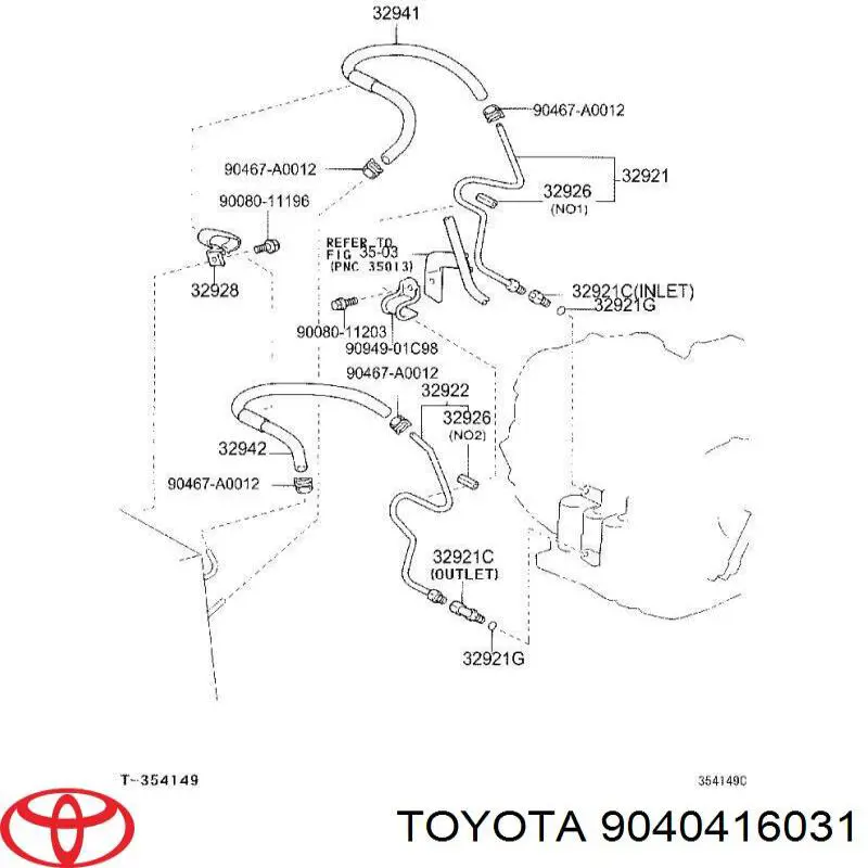  Toyota 9040416031 precio, desde 12,80 EUR
