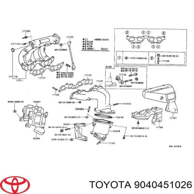 9040451026 Toyota