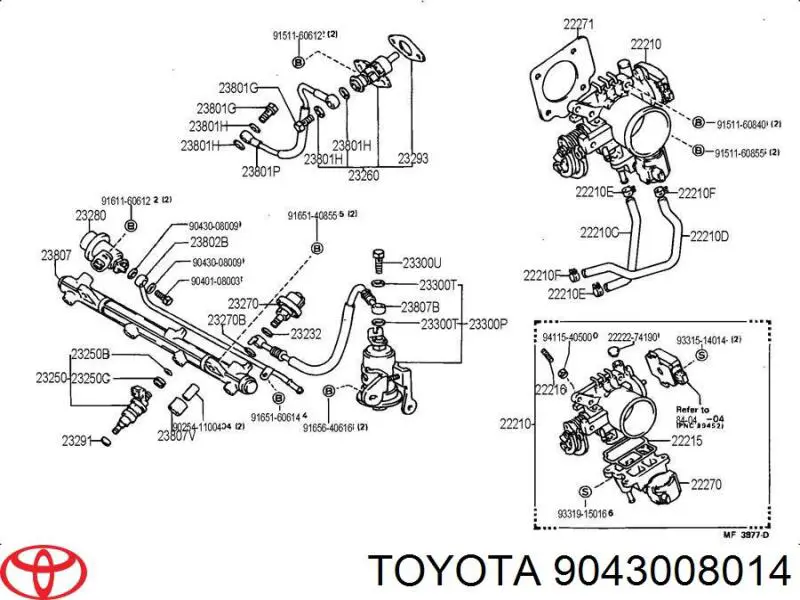  Toyota 9043008014 precio, desde 1,59 EUR