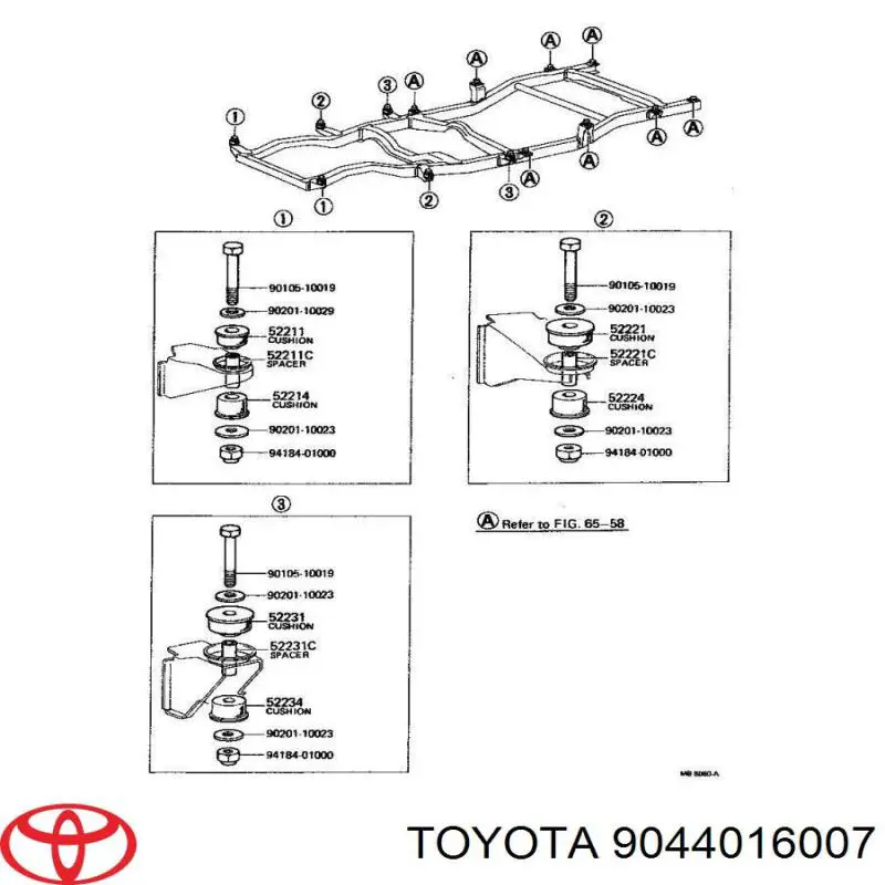 9044016007 Toyota