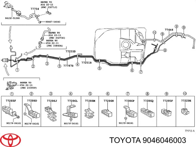  Toyota 9046046003 precio, desde 5,38 EUR