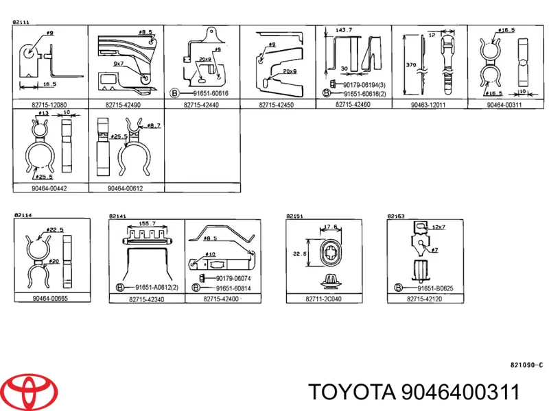 9046400311 Toyota