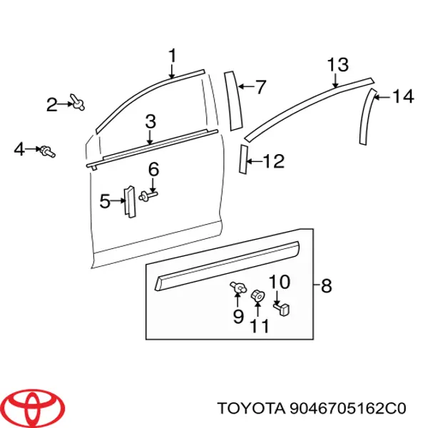  Toyota 9046705162C0 precio, desde 1,60 EUR