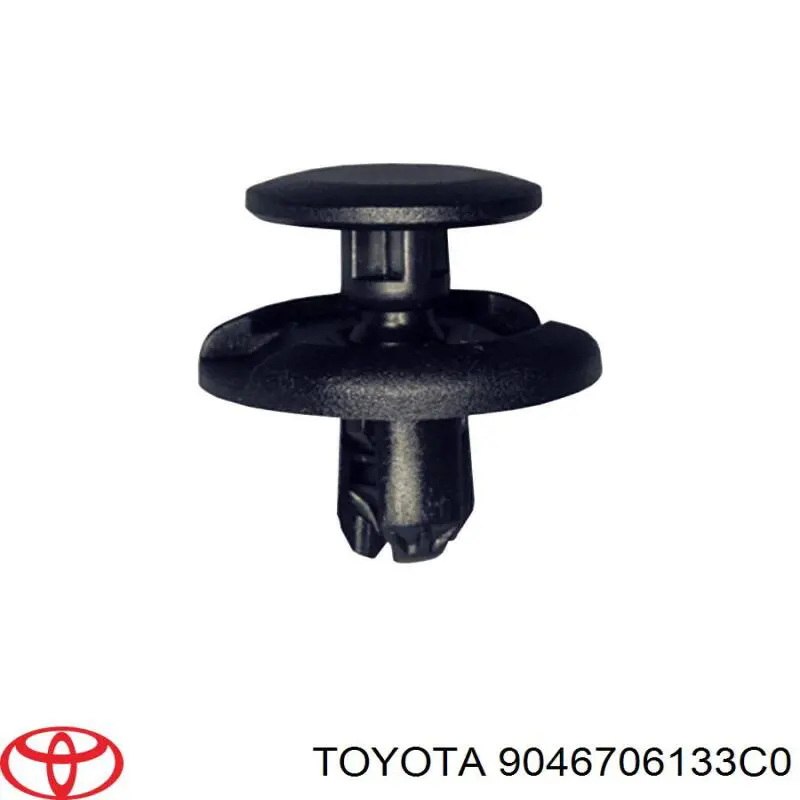 9046706133B8 Toyota clips de fijación de pasaruedas de aleta delantera