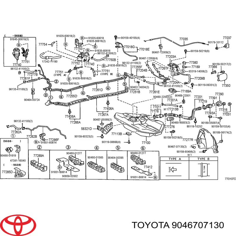 9046707130 Toyota