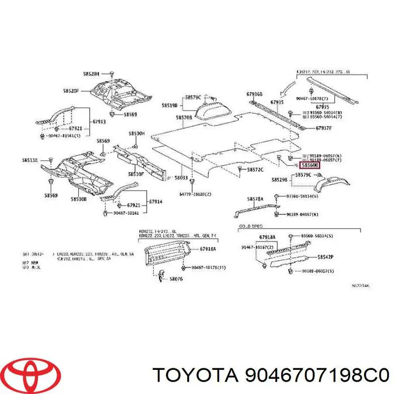 9046707208 Toyota