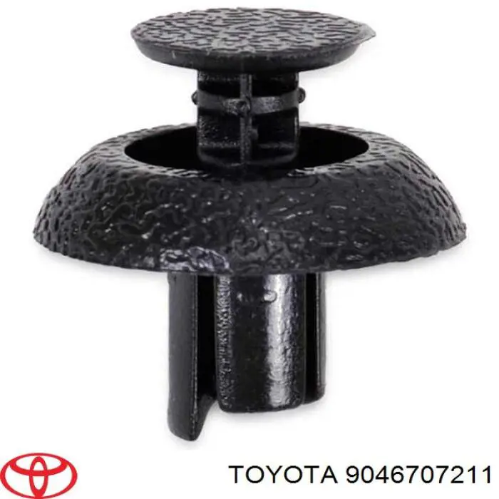 9046707211 Toyota clips de fijación de moldura de parabrisas