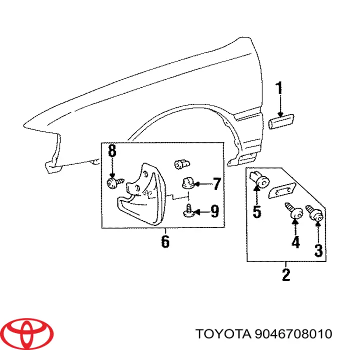9046708010 Toyota 