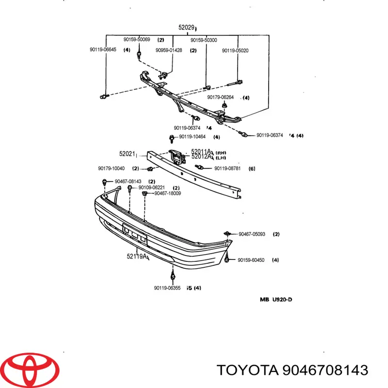 9046708143 Toyota