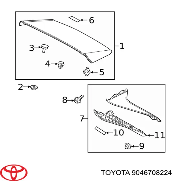 7539233010 Toyota