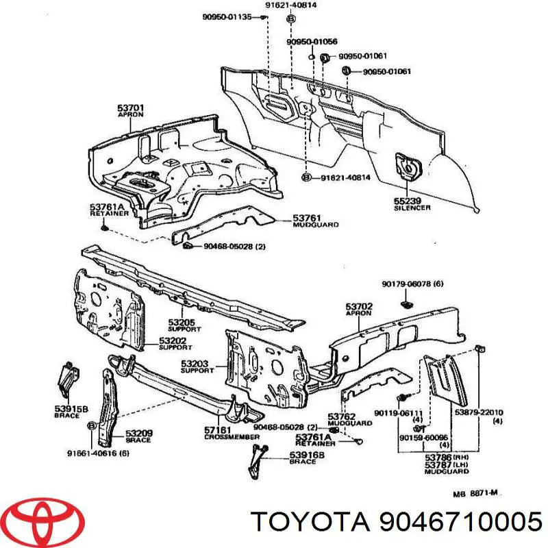 9046710005E0 Toyota