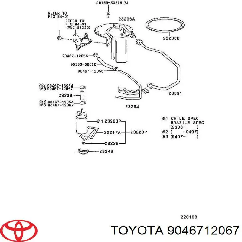  Toyota 9046712067 precio, desde 2,38 EUR