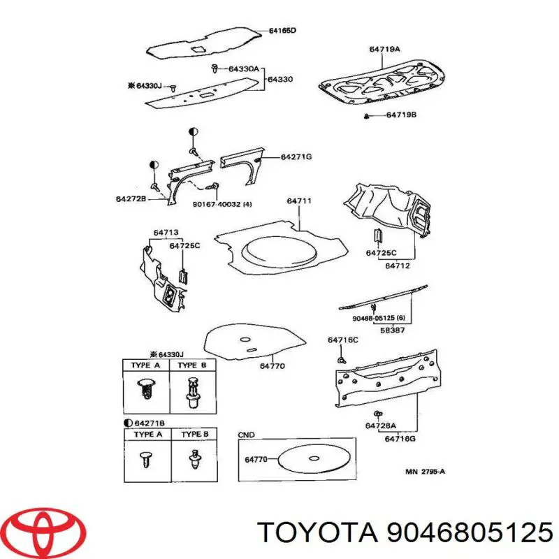 9046805125 Toyota