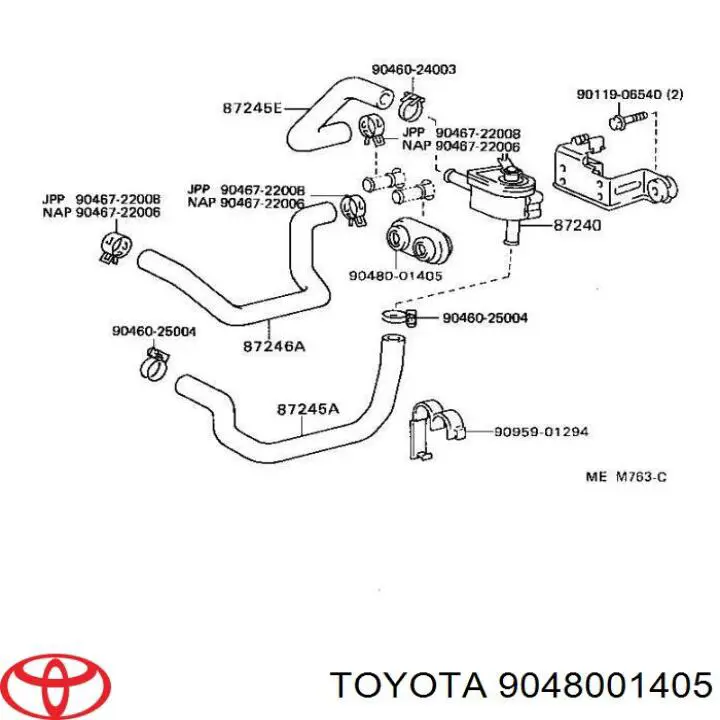  Toyota 9048001405 precio, desde 4,75 EUR