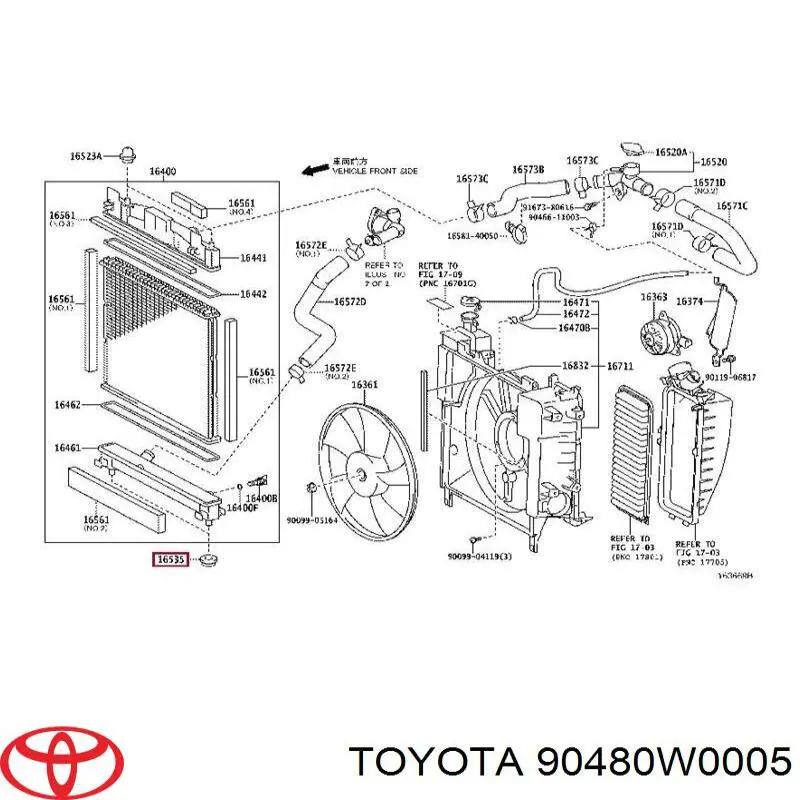 90480W0005 Toyota