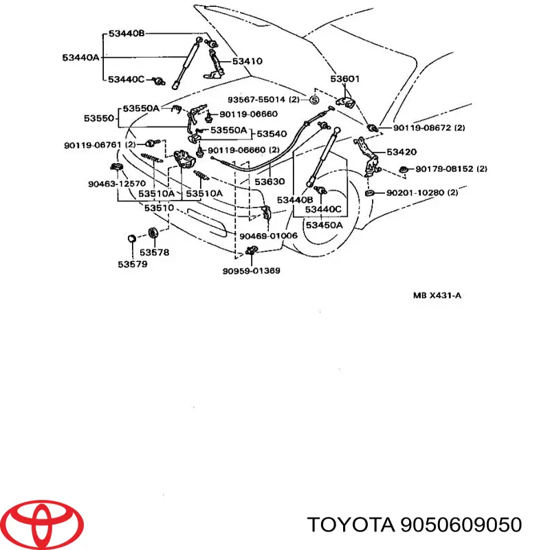 9050609050 Toyota