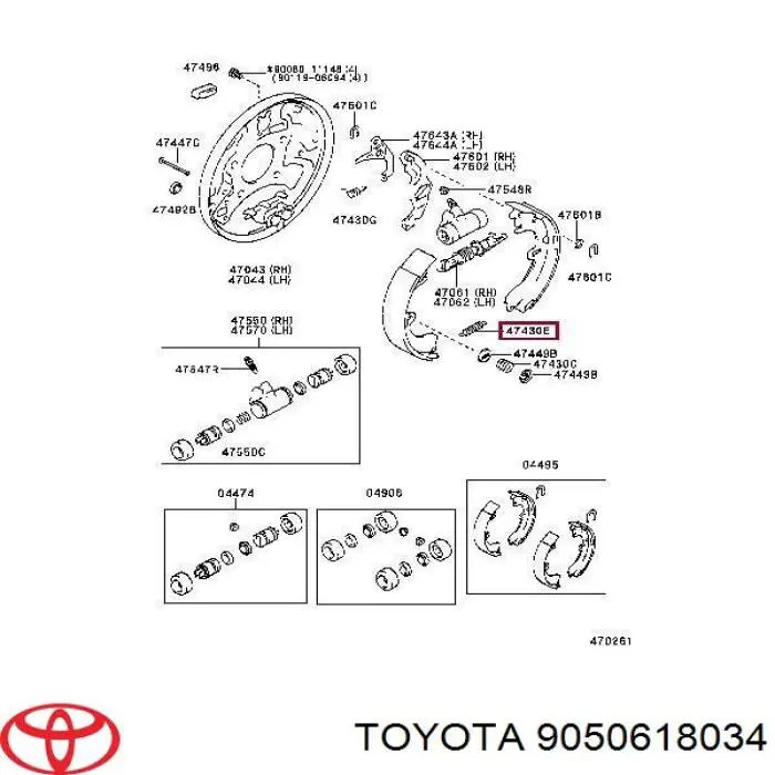 9050618034 Toyota