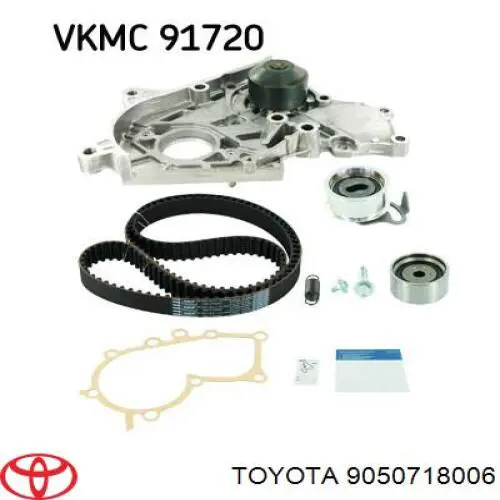Muelle tracción, rodillo tensor (correa distribución) para Toyota Camry (V2)